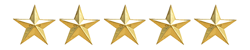 5 STAR reviews