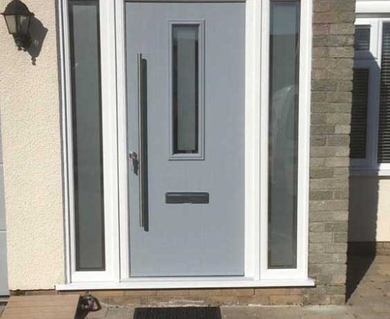 gray door